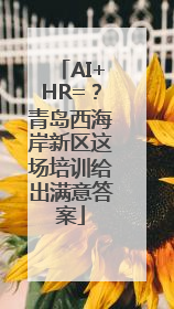 AI+HR=？青岛西海岸新区这场培训给出满意答案
